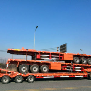 3 Axle Flatbed Container Trailer