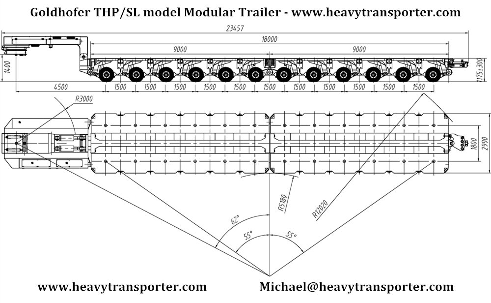Goldhofer THPSL model Modular Trailer - www.heavytransporter.com