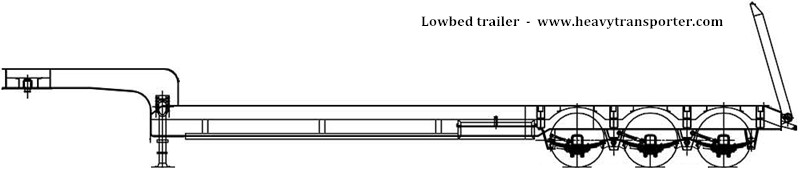 Lowbed trailer - www.heavytransporter.com